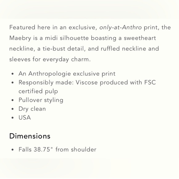 REFORMATION x ANTHROPOLOGIE                 Maebry Floral Dress size 10 NWT - Picture 7 of 10